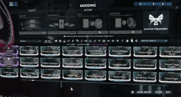 Conta Warframe MF 24 - Buildada
