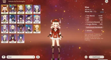 GENSHIN IMPACT AR 39 / NA - KLEE, MONA & ALBEDO + 14 ARMAS