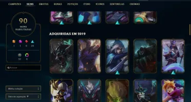Conta Ouro 4 Com Twitch medieval + Warwick Selvagem (raras)