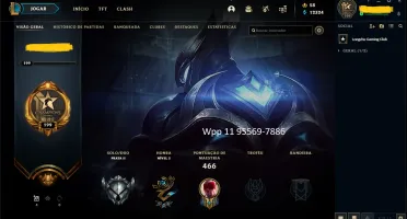 Conta lol Ex-Gold desde 2014 - 107 skins - 160 ícones