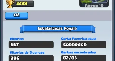 Vendo conta Clash Royale com Google Play 3288 Coroas