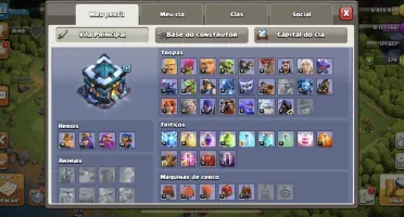Clash of Clans Cv13+Conta de Brawl Stars+Clash Royale Nv 42