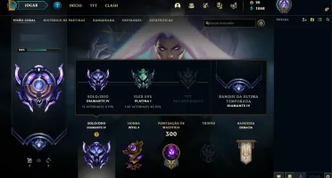 CONTA DIAMANTE IV COM ÓTIMAS SKINS