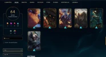 CONTA DIAMANTE IV COM ÓTIMAS SKINS