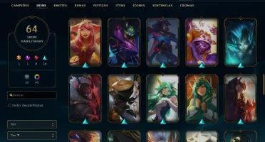 CONTA DIAMANTE IV COM ÓTIMAS SKINS