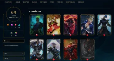 CONTA DIAMANTE IV COM ÓTIMAS SKINS