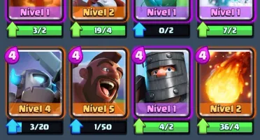 Conta clash royale lvl 8 arena 7