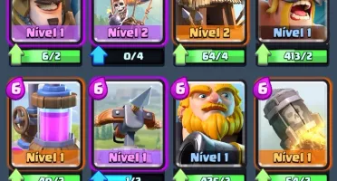 Conta clash royale lvl 8 arena 7