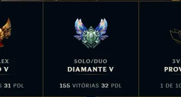 conta league of legends d5