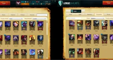 Prata 4 Champios -> 54 Skins -> 14 E-mail Não Confirmado