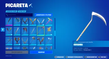 Conta Fortnite ( Atemporal, Ceifadora, Travis + )