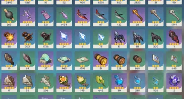 38x 5-Star + Lumine + Signature 5-Star | 45x Weapons 5-Star