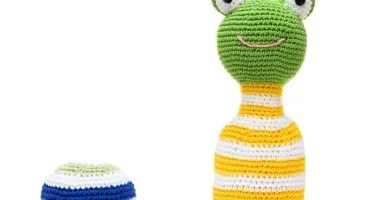 Boliche dos animais em amigurumi