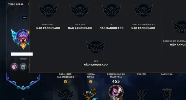 Unranked com 155 Champs e 177 Skins ( ADC / JG )