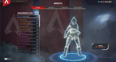 Conta apex Legends Com Kunai Herança wraith + 8 lendarias