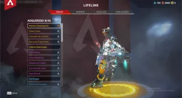Conta apex Legends Com Kunai Herança wraith + 8 lendarias