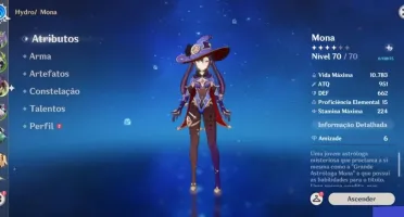 Ark 41 Banner garatindo + Mona C3 + Venti + Qiqi + Keqing