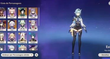 Ark 41 Banner garatindo + Mona C3 + Venti + Qiqi + Keqing