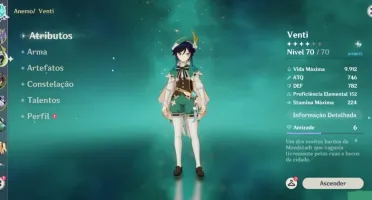 Ark 41 Banner garatindo + Mona C3 + Venti + Qiqi + Keqing