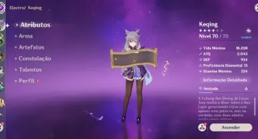 Ark 41 Banner garatindo + Mona C3 + Venti + Qiqi + Keqing