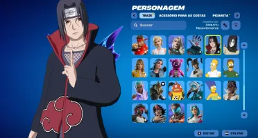 Conta Fortnite | 62 Skins | Itachi Uchiha | Entrega automáti
