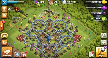 clash of clans cv12 praticamente full