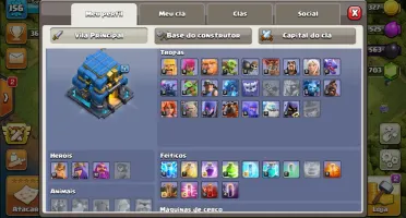 clash of clans cv12 praticamente full
