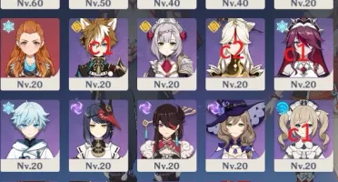 ITTO, YOIMIYA, DILUC E JEAN + 4*