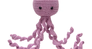 Polvo Newborn Lilás Amigurumi