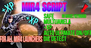 Mir4 Script Com Ult + Agro Xp+++ Sem Ocupar Teclado Ou Mouse