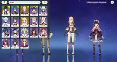 AR27 - Yelan com Aqua Simulacra + Jean + Espinha Cel.