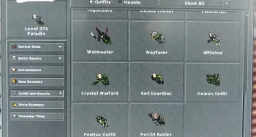 VENDO ROYAL PALADIN LEVEL 375