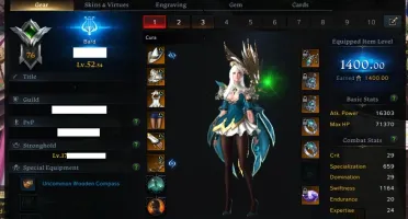 Barda 1400 + 5 alts tier 3 - 4 1370