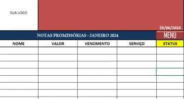 Controle E Gerenciamento De Notas E Boletos E Carros Edit.