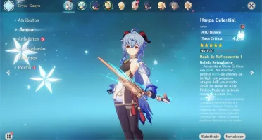 ❄AR15❄Ganyu + Harpa Celestial❄