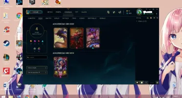 CONTA DIAMANTE 4 32 CHAMPS 4 SKINS 6 EMOTIONS