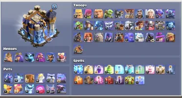 Conta Clash of Clans CV18