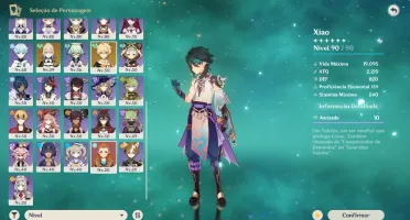 AR60 com 16 personagens 5★ com todos os Arcontes