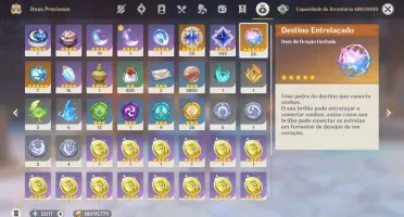 AR60 com 16 personagens 5★ com todos os Arcontes