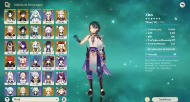 AR60 com 16 personagens 5★ com todos os Arcontes