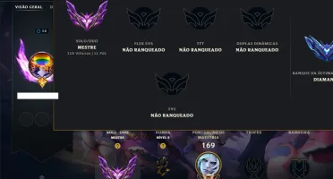 Mestre com 85 Champs e 13 Skins