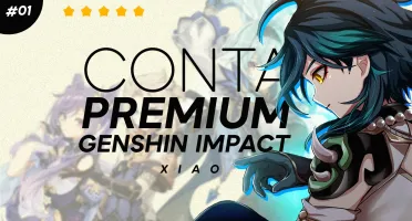 GENSHIN IMPACT CONTA PREMIUM COM VARIOS 5⭐ AR 55