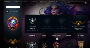 Conta prata 4 com 45 champs e 11 skins
