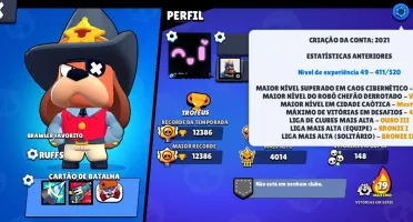 Conta Brawl Stars RARA de 2021