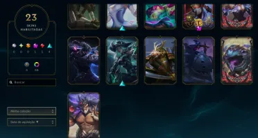 Conta Lol Mestre Flex full champs
