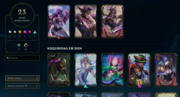Conta Lol Mestre Flex full champs