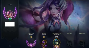 Conta Lol Mestre Flex full champs