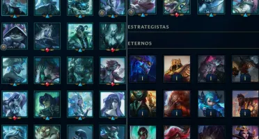 Conta Lol Mestre Flex full champs