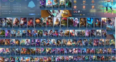 Conta do Mobile legends bang bang com 235 skins / 122 herois