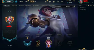 Smurf Platina II 5 Skins Vitoriosas Criada em 2014
